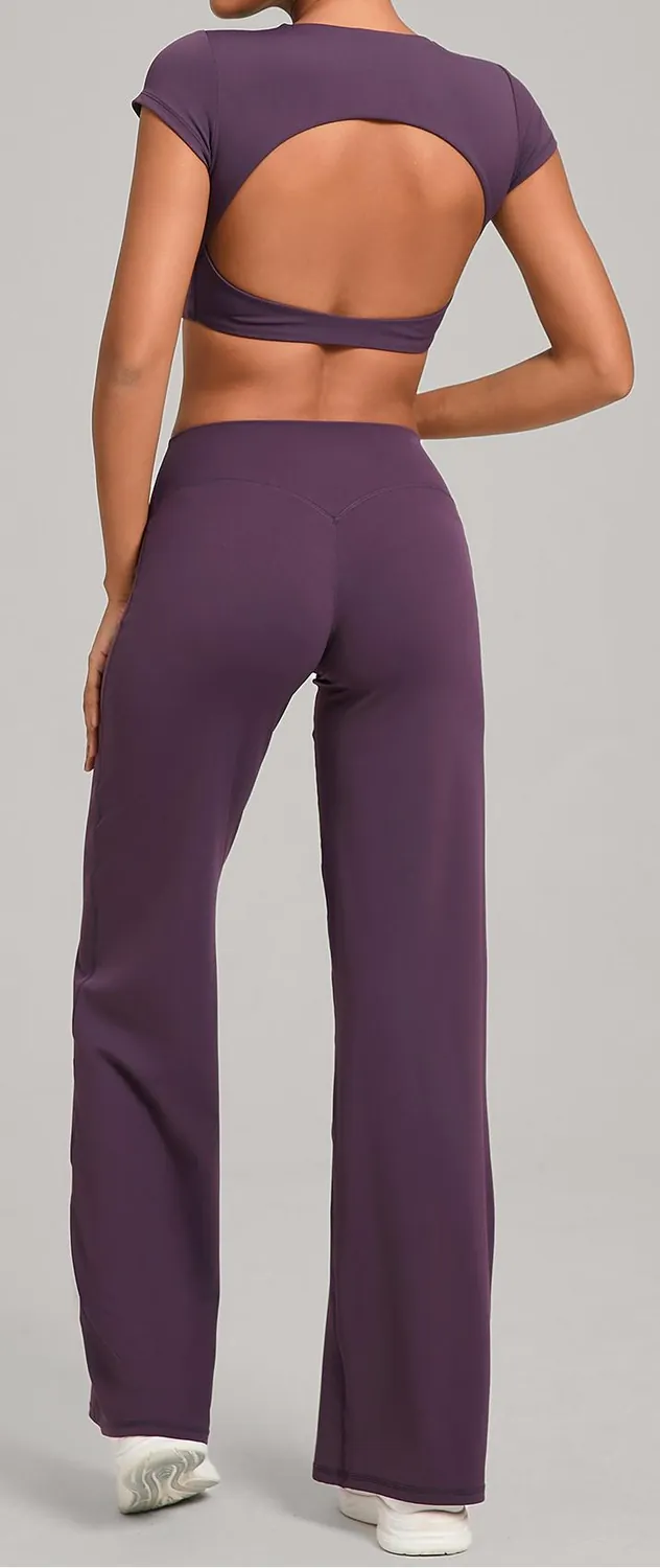 Short-Sleeve Top(Without padding) & Pants